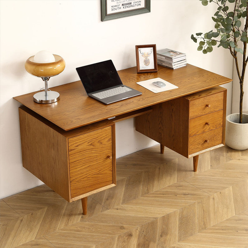 Nouia Oak Home Office Desk
