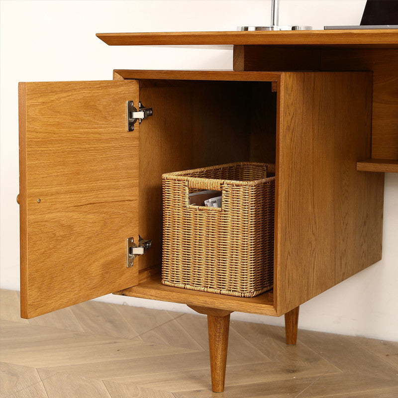 Nouia Oak Home Office Desk