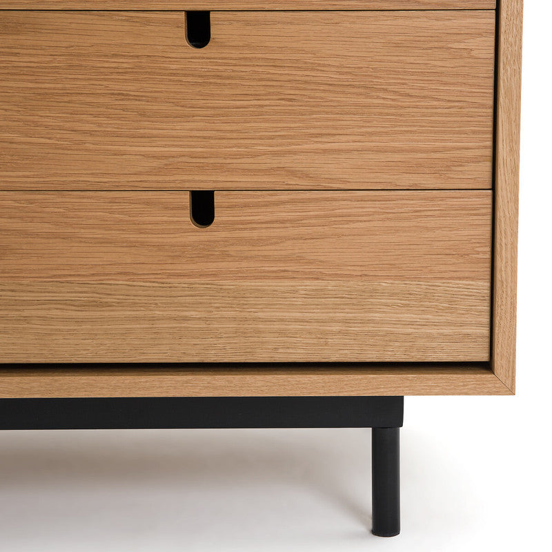 Resrio Oak Sideboard with Sliding Doors