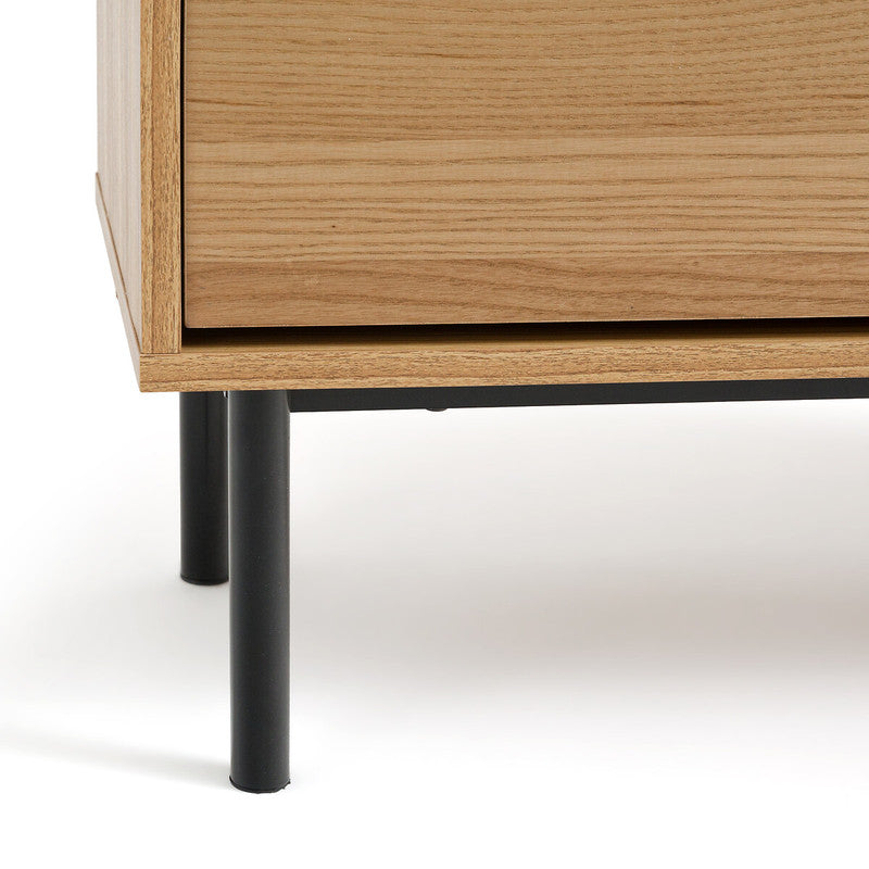 Tarya Oak Veneer 2-Door Shoe Cabinet