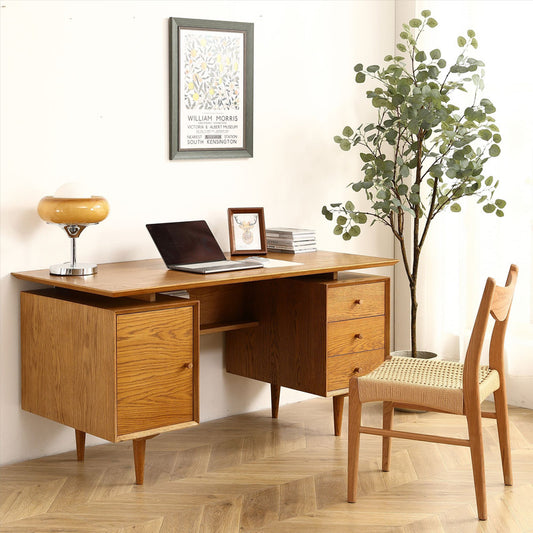 Nouia Oak Home Office Desk